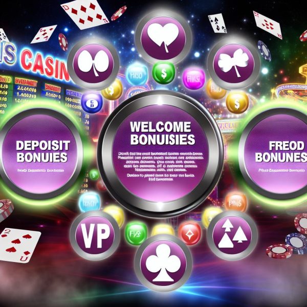 What types of bonuses do online casinos offer?